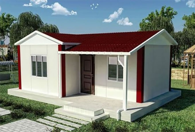 Reusable prefab house