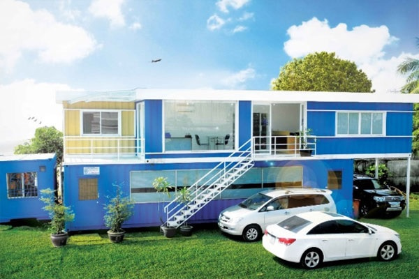 Indoor additional design office for container production