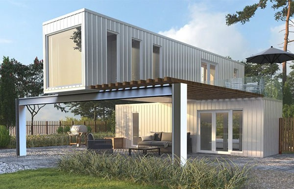 Luxury design office for container production