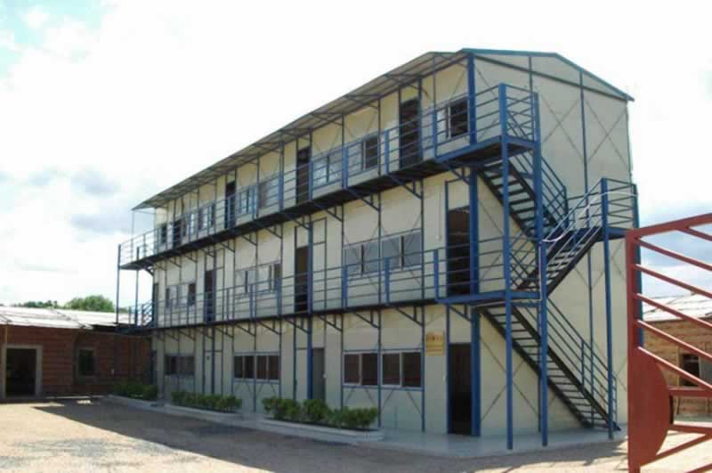 Big Project Of Three-Story K-Type Prefab House In Cambodia