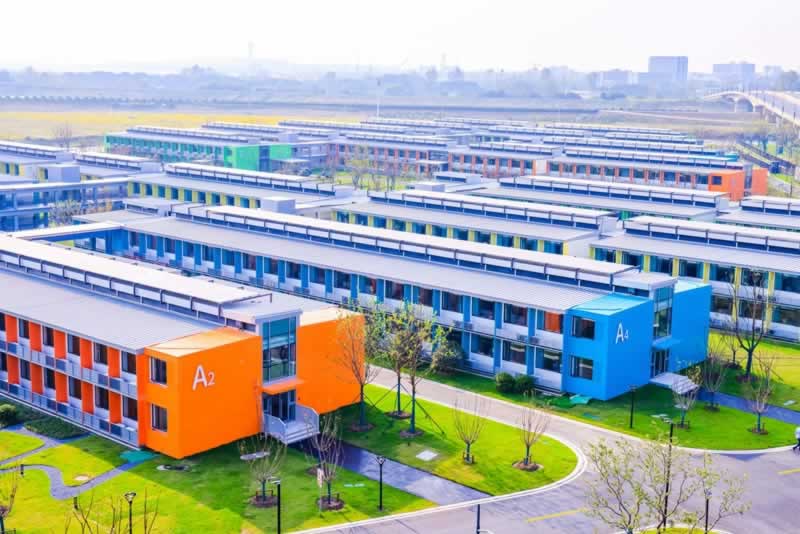 Container Construction Project for Isolation and Apartment in Nanjing City, Jiangsu Province. China.