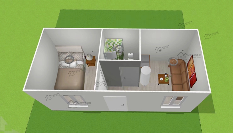 Turkish disaster relief room sample box